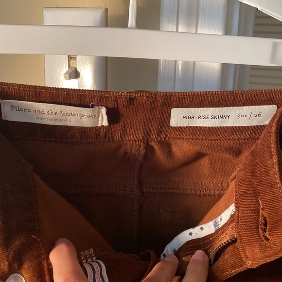 Corduroy Anthropologie pants skinny high-rise - Picture 4 of 4